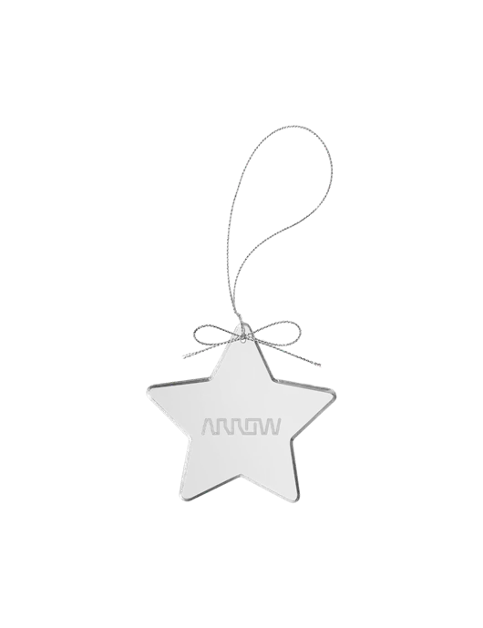 Crystal Star Ornament w/Arrow Electronics Logo