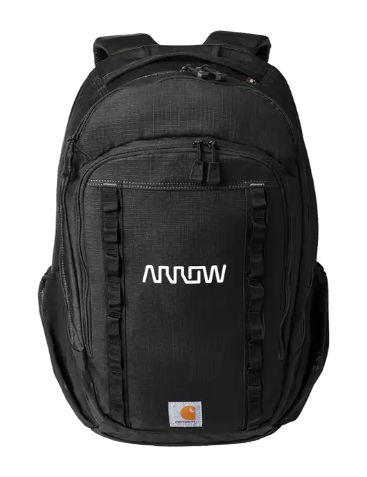 Carhartt 25L Ripstop Black Backpack w/Arrow Electronics Logo