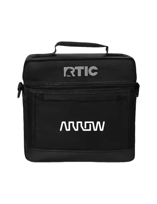 RTIC 8 Can Everyday Black Cooler w/Arrow Electronics Logo