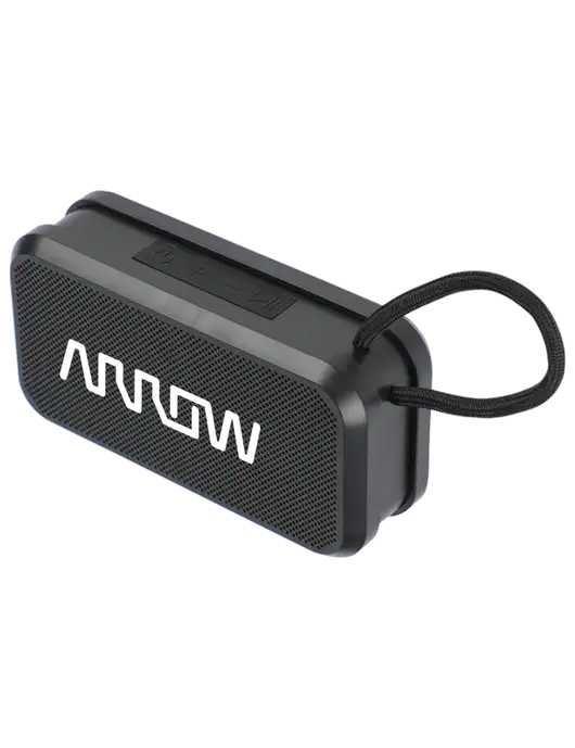 Bluetooth IPX5 Waterproof Speaker with Magnet Mount w/Arrow Electronics Logo