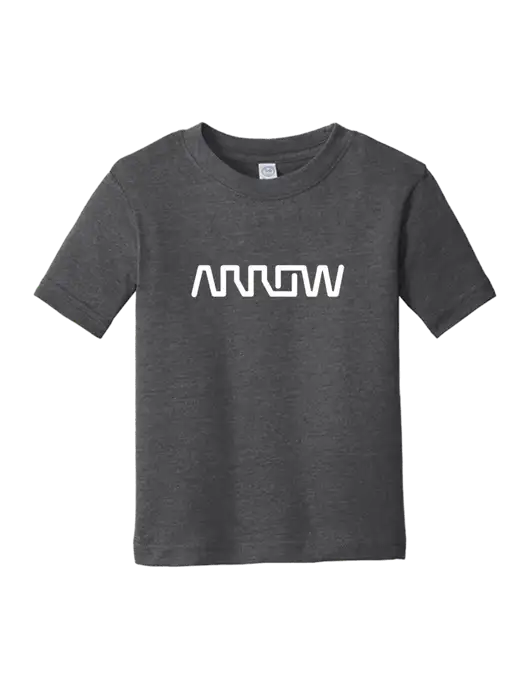 Rabbit Skins Vintage Smoke Toddler Fine Jersey Tee w/Arrow Electronics Logo