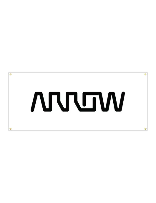 Arrow Vinyl Banner 72" x 30"