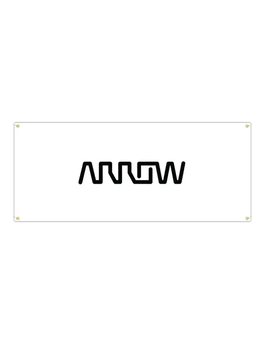Arrow Vinyl Banner 72" x 30"