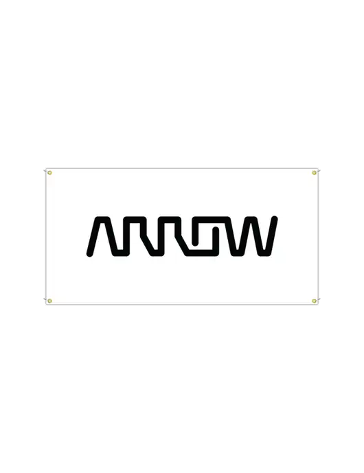 Arrow Vinyl Banner 72" x 36"