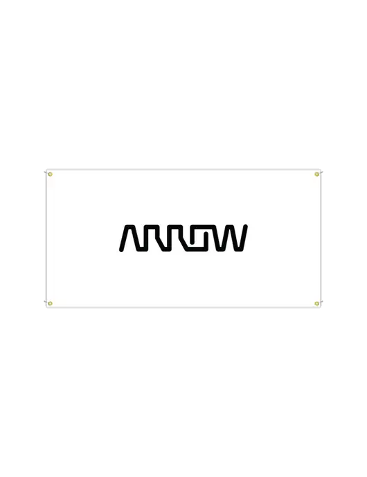 Arrow Vinyl Banner 72" x 36"