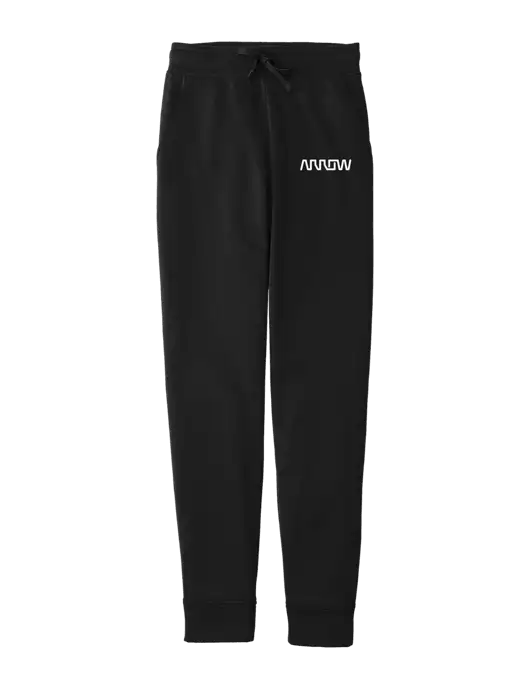 Sport-Wick Black Fleece Jogger w/Arrow Electronics Logo